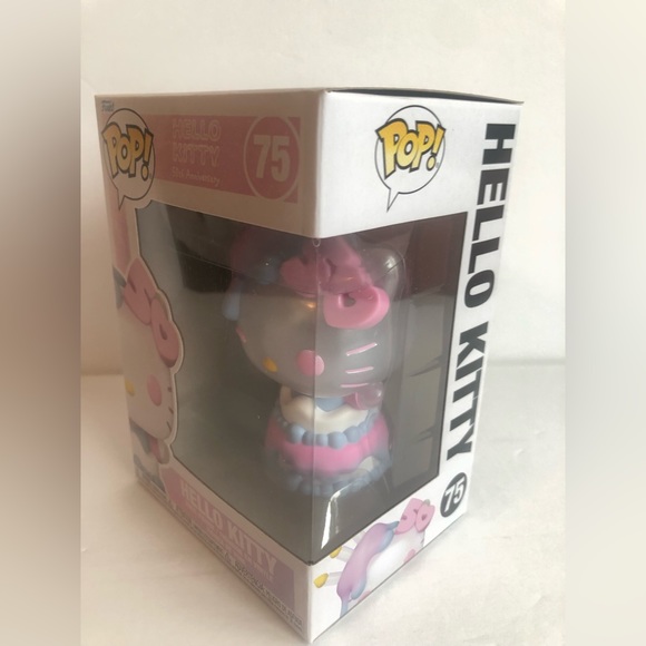 NEW Hello Kitty 50th Anniversary FUNKO POP! #75 Birthday Cake Candles NIB - Picture 2 of 6